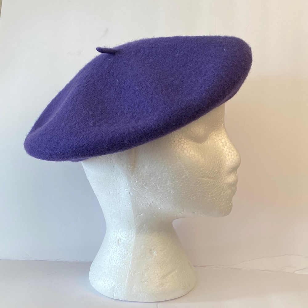 Elegant Purple Beret